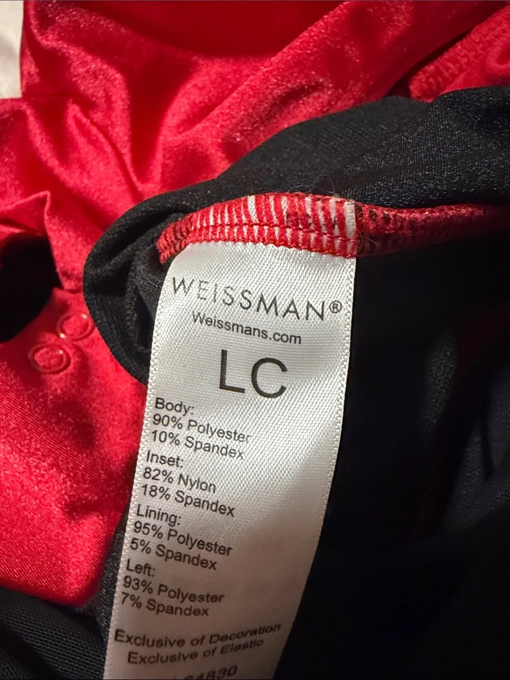 Weissman dance costume red